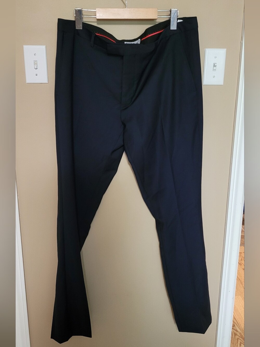 Navy Dress Pants - Classic Straight Fit